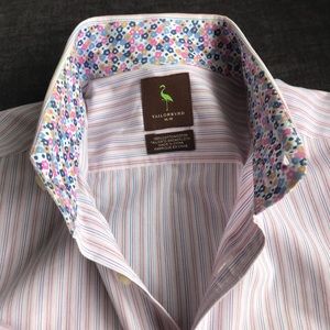 Tailorbyrd pink buttondown